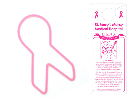 Breast Cancer Awareness Silly Bandz and Exam Card