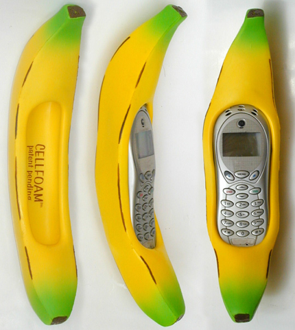 Banana Cell Phone Holder - by Cellfoam